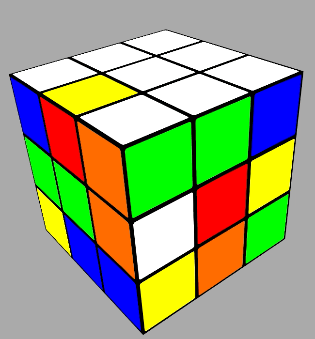ルービックキューブの基礎 一面の揃え方 ルービックキューブで全面揃えるのは実際のところ簡単 短足と眼鏡のゲーム雑記